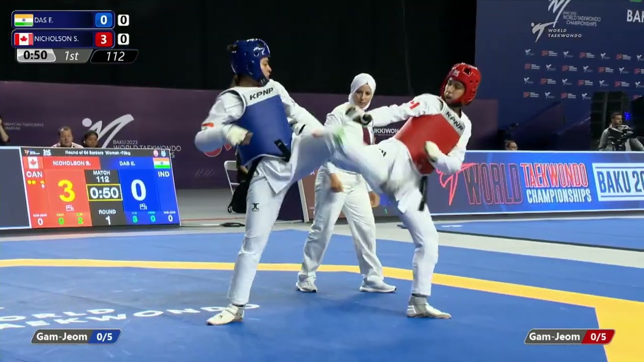 112 R64 Women 73kg IND DAS E CAN NICHOLSON S background