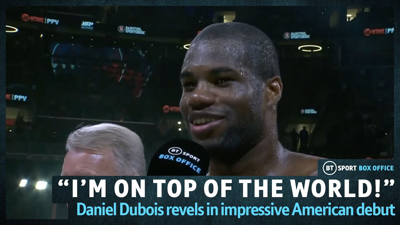 "I'm On Top Of The World!" ๐ Daniel Dubois Revels In U.S. Debut After First-Round KO