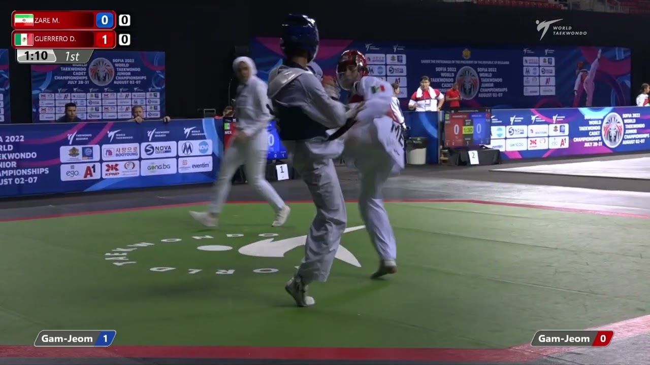 114 R16 Boys 65kg IRI ZARE M MEX GUERRERO D