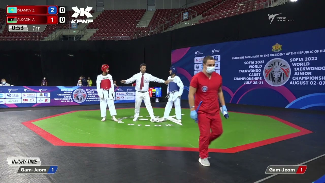520 R16 Men 55kg KAZ ISLAMOV Z LBA ALQADHI A