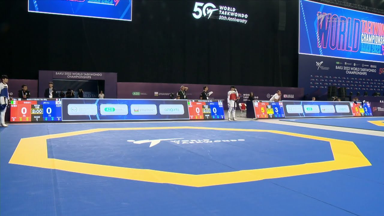 122 R16 Men 68kg KOR JIN H J MEX CASAS I