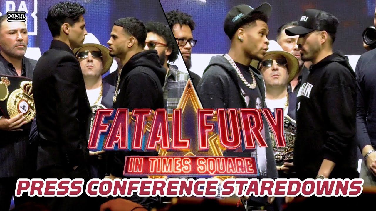 Garcia vs. Romero | Haney vs. Ramirez | Lopez vs. Barboza | New York Press Conference Staredowns