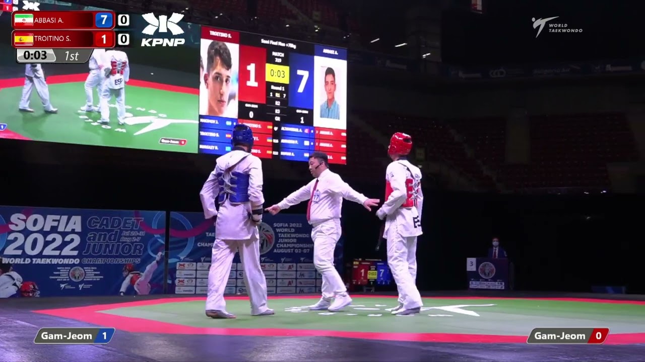 319 SF Men +78kg IRI ABBASI A ESP TROITINO S background