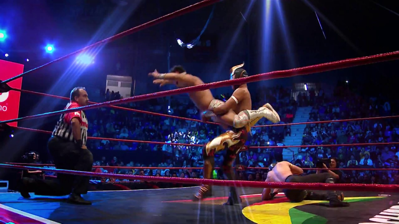 LO MEJOR: Lucha 3 - TIJUANA - Lucha Libre AAA Worldwide - Junio 2018 background