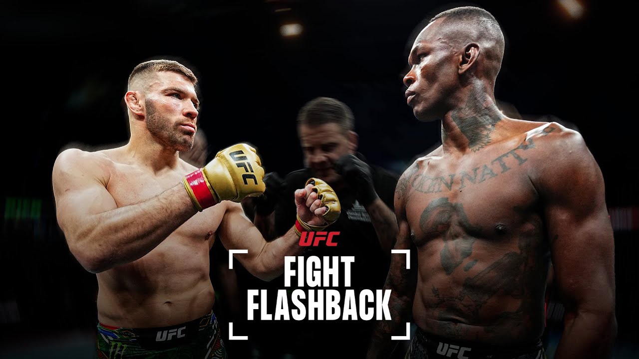 UFC Fight Flashback: Du Plessis vs Adesanya background