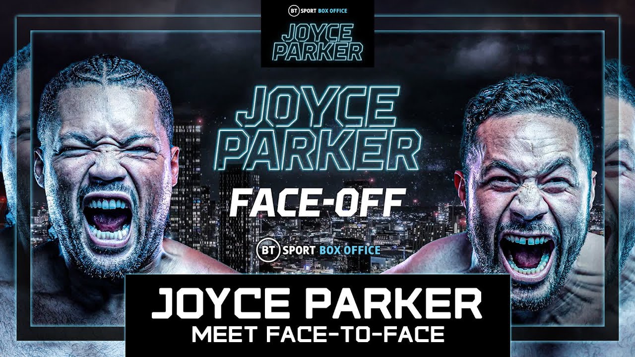 The Face-Off: Joe Joyce and Joseph Parker sit down with Carl Frampton | BT Sport Boxing background