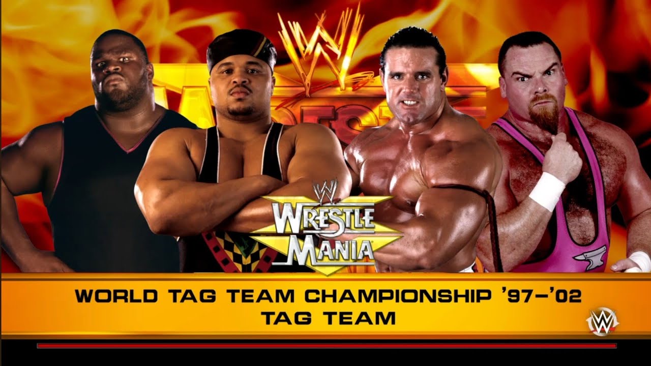 D-Lo & Henry vs Bulldog & Neidhart. WrestleMania 15. WWE 2K16