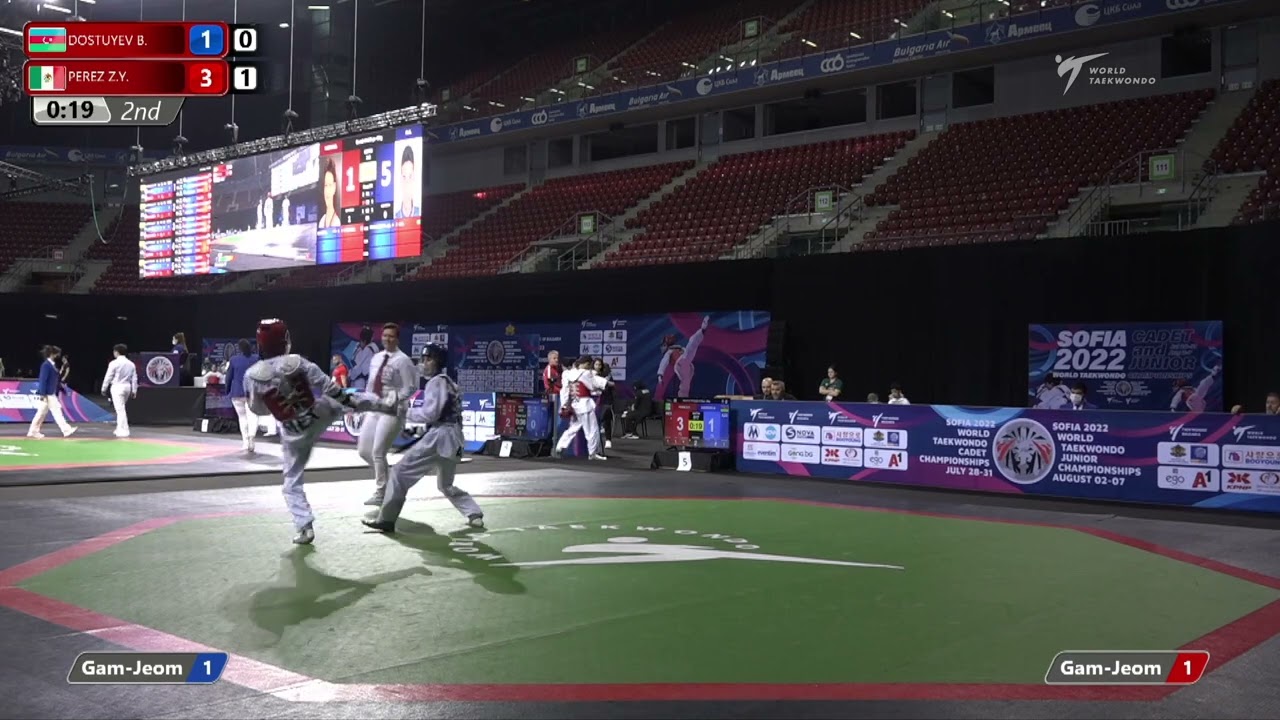 517 R16 Boys 49kg AZE DOSTUYEV B MEX PEREZ Z Y