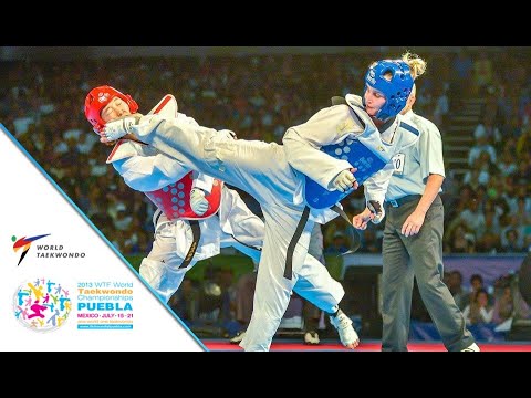 2013 WTC Puebla SF W 73kg J VOKEY CAN VS G HERNANDEZ CUB background