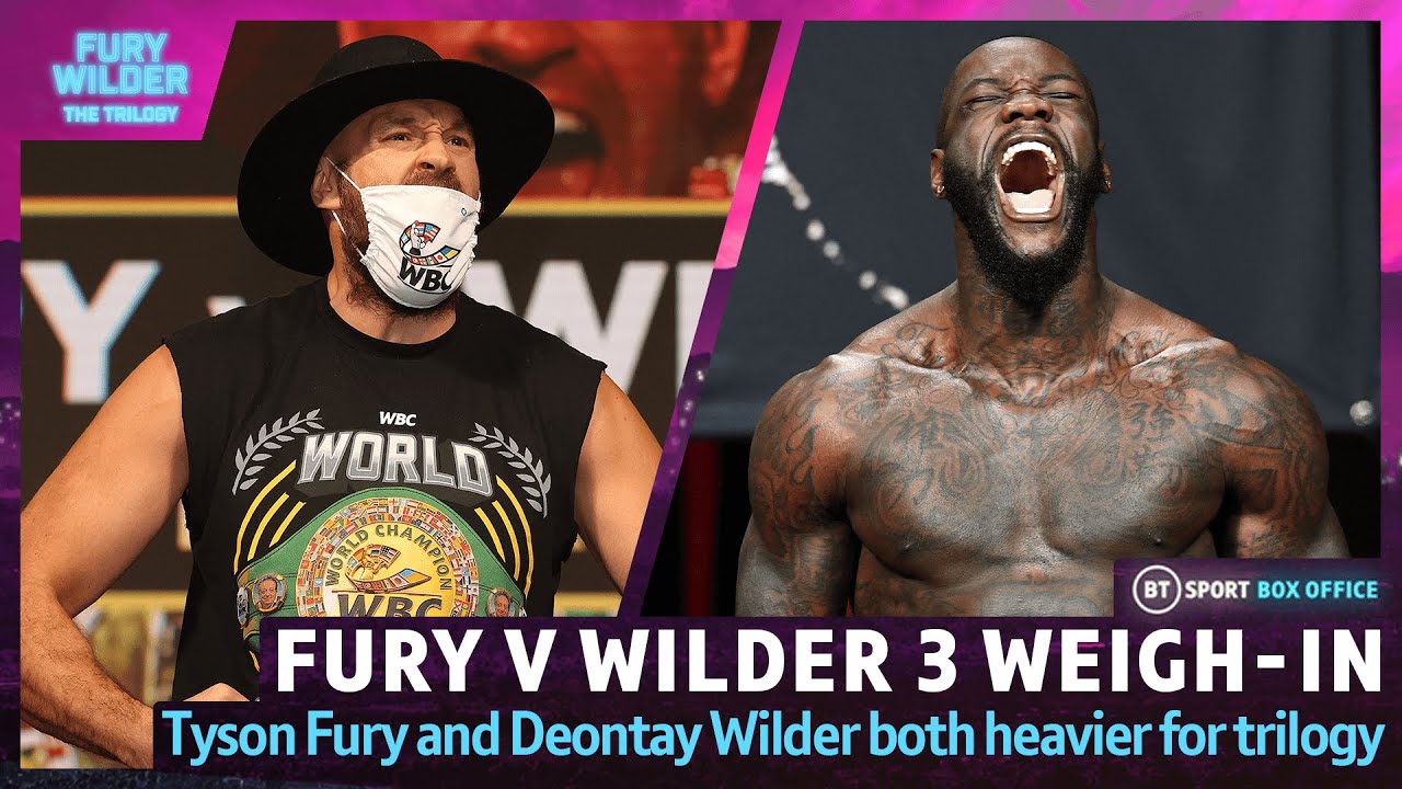 Tyson Fury v Deontay Wilder 3: Weigh-In Live | The Gypsy King And The Bronze Bomber Hit The Scales background