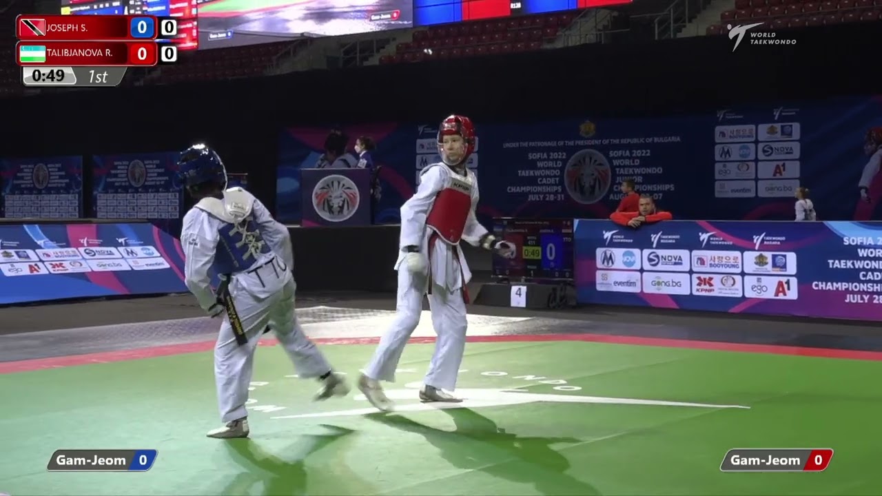 411 R32 Girls ‐51kg TTO JOSEPH Skye UZB TALIBJANOVA Rozalina