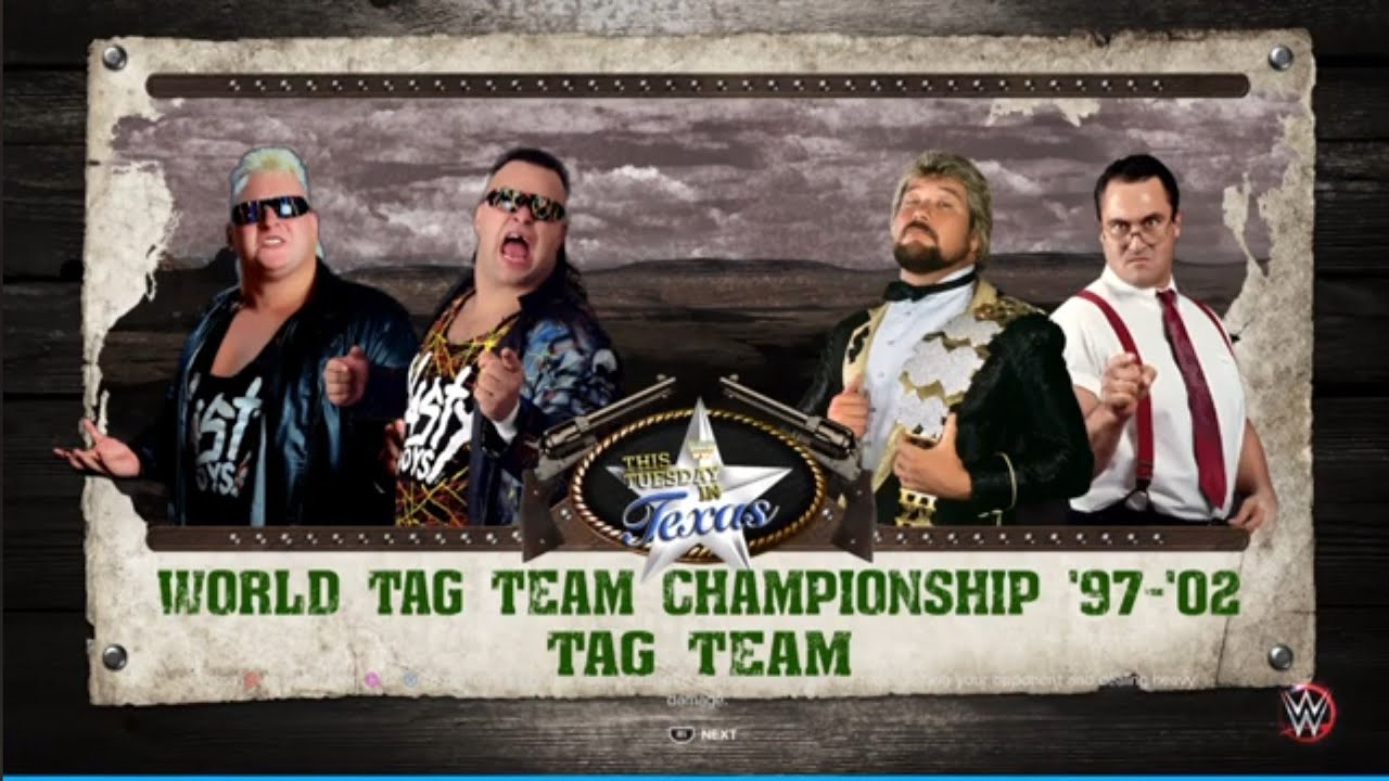 The Nasty Boys vs Money Inc. This Tuesday in Texas 92. WWE 2K23