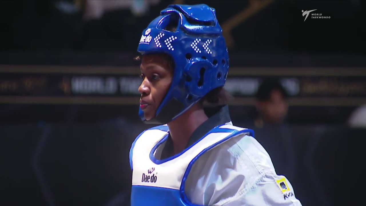 501 W-62kg R-64 EDAYONG MEYO A. R. GAB 🔵 vs 🔴 TONGCHAN S. THA I Guadalajara 2022 WT Championships
