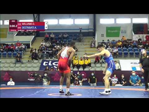 Qual. FS - 65 kg: D. WILLIAMS (CAN) v. A. DESTRIBATS (ARG)