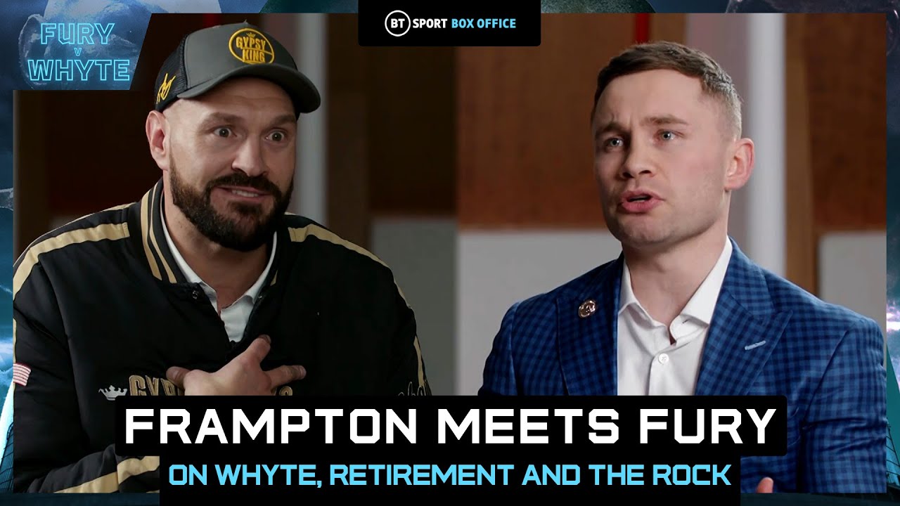 Frampton meets Fury: Tyson on Dillian Whyte, legacy, retirement and the Rock! background