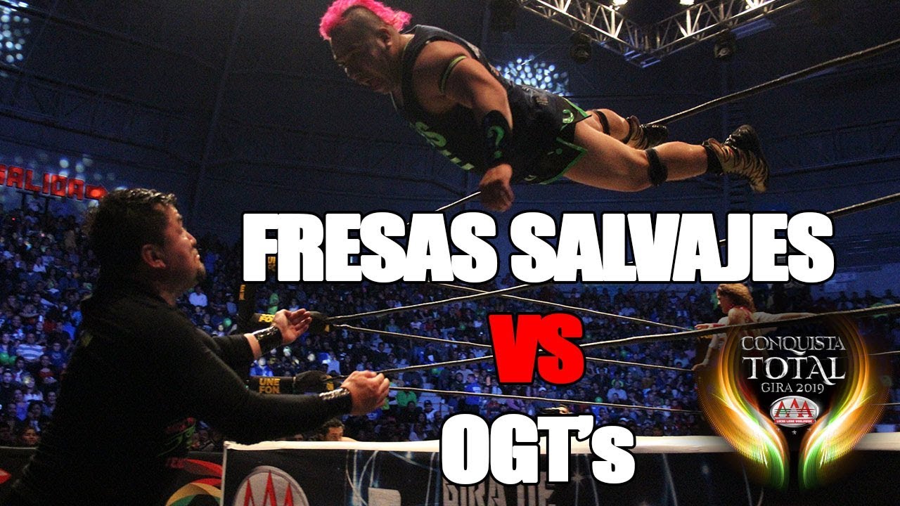 OGTS vs FRESAS SALVAJES en TIJUANA | Lucha Libre AAA Worldwide background