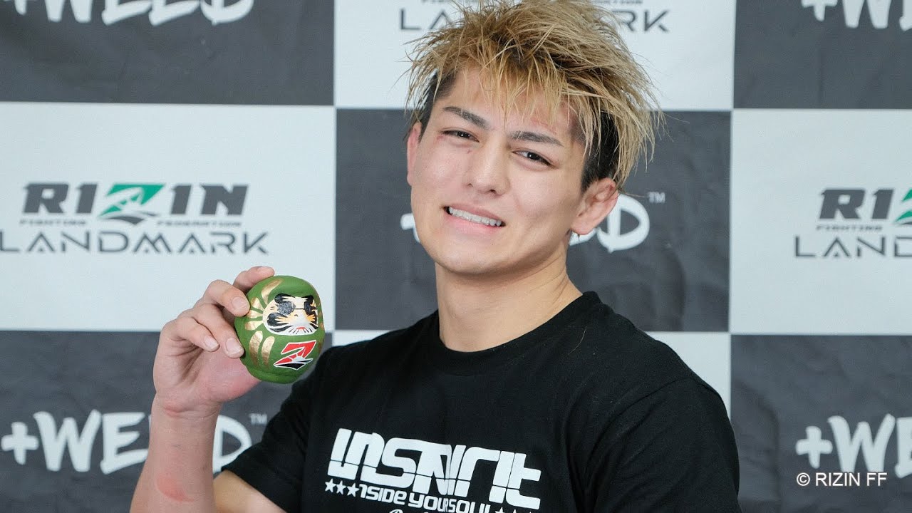 鈴木千裕 試合後インタビュー / +WEED presents RIZIN LANDMARK vol.2 background