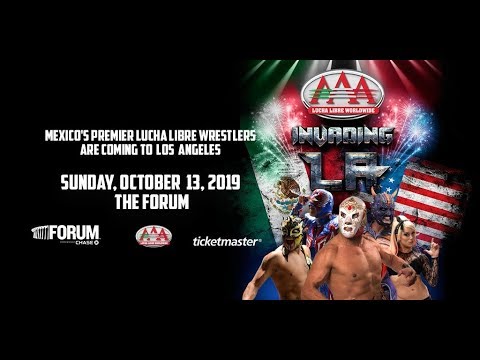 INVADING LA | Press conference | Lucha Libre AAA Worldwide