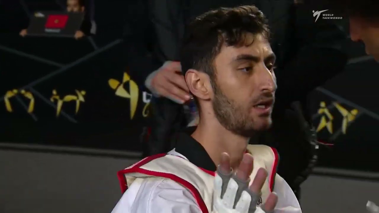 315 Round of 32 MEN M 58KG MAR LAKEHAL O TUR POLAT G background