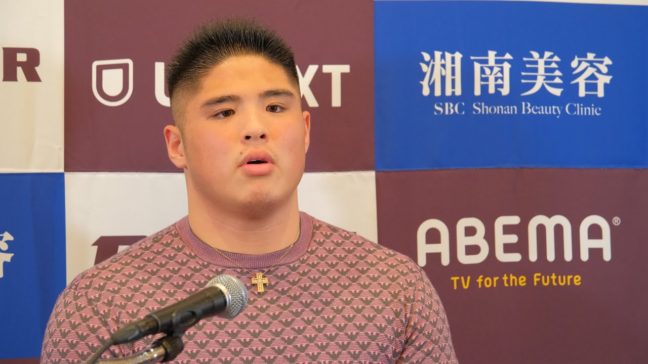 スダリオ剛 試合前インタビュー 湘南美容クリニック presents RIZIN.40 background