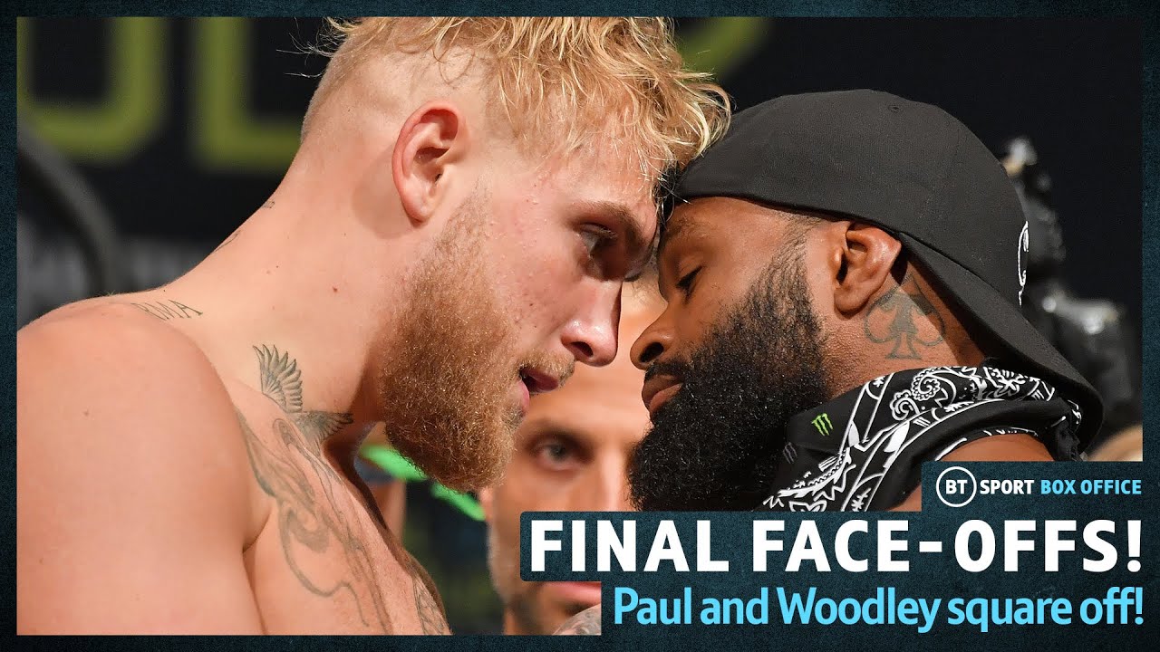 Jake Paul v Tyron Woodley Weigh-Ins and Face-offs! Plus Tommy Fury and Daniel Dubois