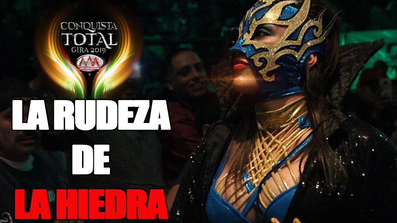 HIEDRA, Lady Shani y Hamburguesa Vs MARAVILLA, Keyra y Villano | Lucha Libre AAA Worldwide background