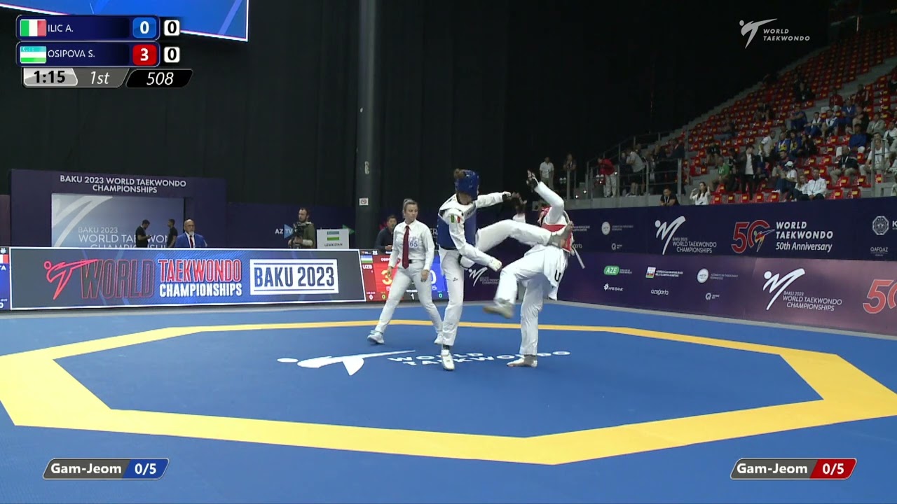 508 R32 Women +73kg ITA ILIC A UZB OSIPOVA S background
