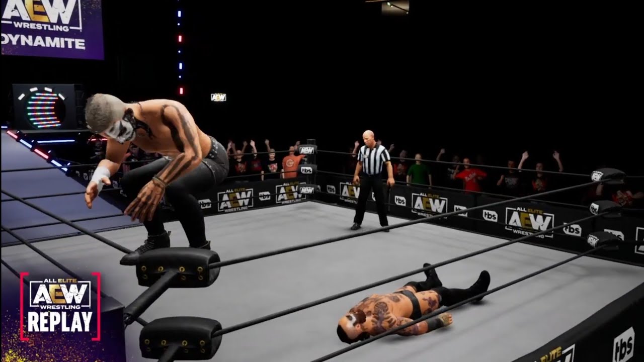 Darby Allin vs Malakai Black. Aew: Fight Forever background
