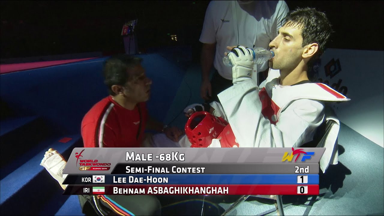 2014 WT GP SUZHOU M 68kg SF Dae Hoon LEE KOR VS B ASBAGHIKHANGHAH