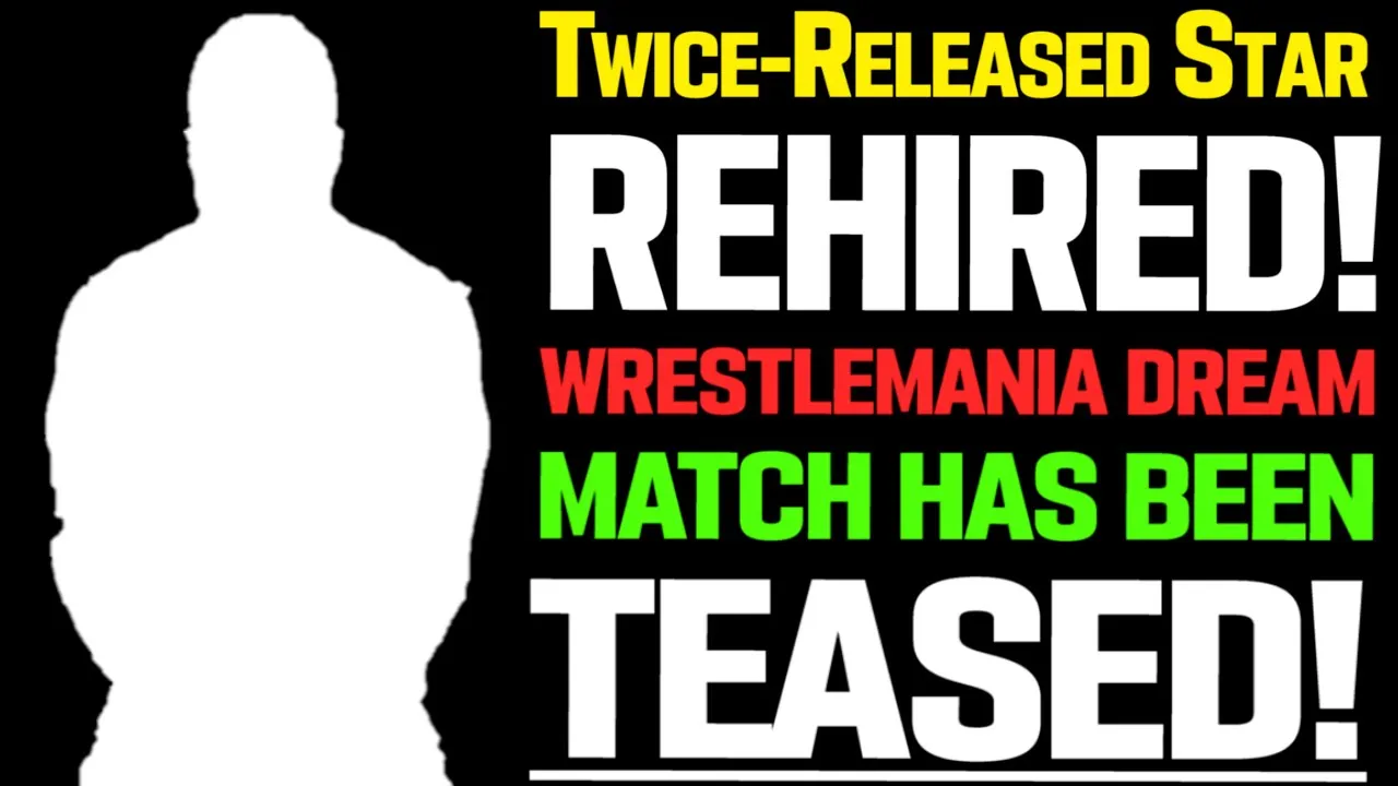 WWE News! WrestleMania Dream Match TEASED! Twice Released WWE Star Rehired! WWE 2K22 News! AEW News background