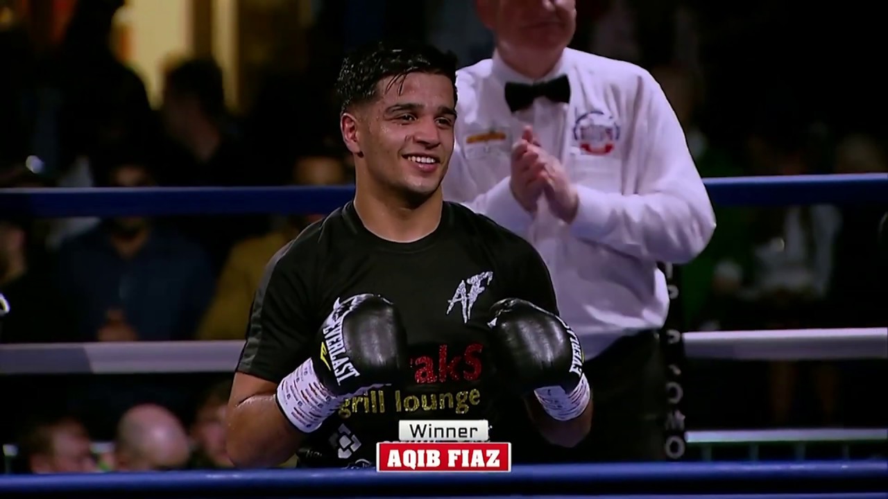 Aqib Fiaz v Ibrar Riyaz 16.3.2019 at Oldham Sports Leisure Centre. background