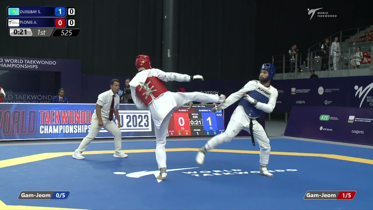 525 Round of 16 Men 87kg KAZ DUISEBAY Smaiyl AIN PLONIS Artsiom