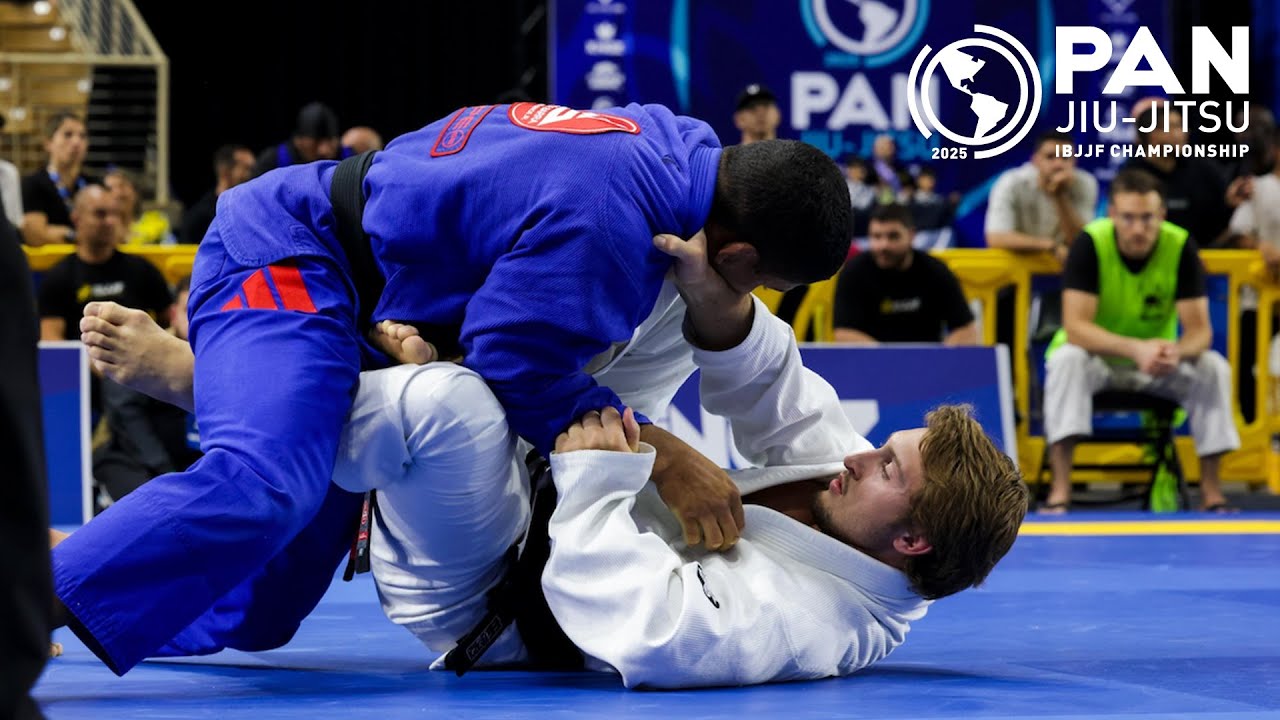 Nolan Stuart vs Paulo Merlin / Pan Championship 2025 background