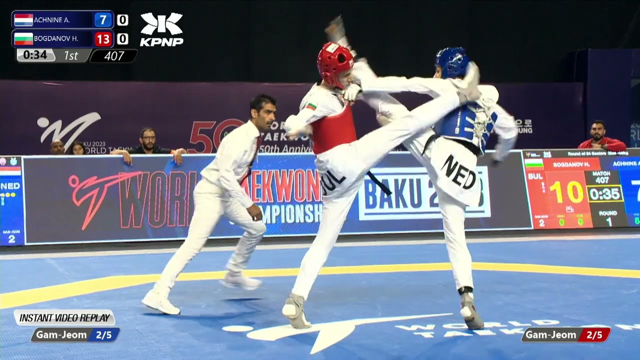 407 R64 Men 58kg NED ACHNINE A BUL BOGDANOV H