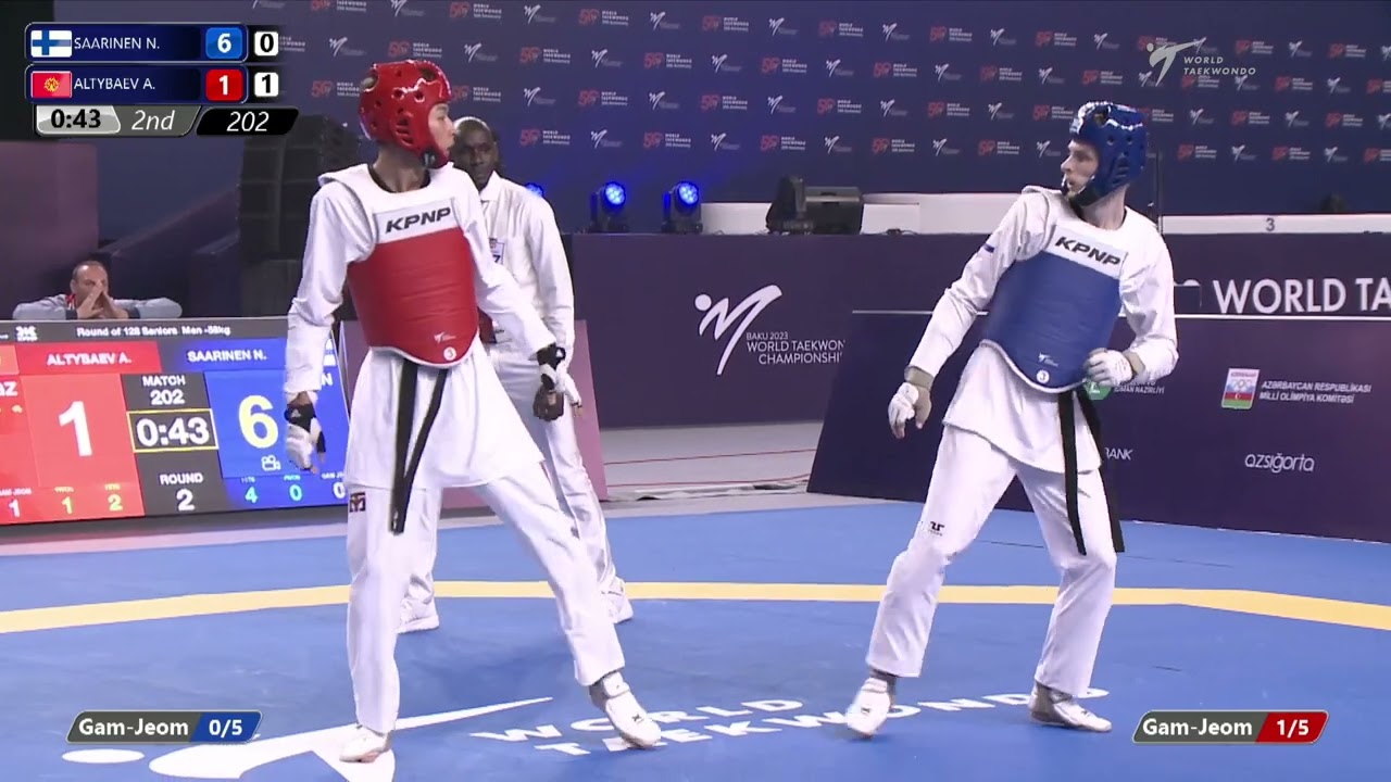 202 R128 Men 58kg FIN SAARINEN N KGZ ALTYBAEV A