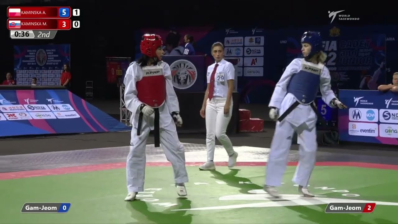 401 R64 Women 44kg POL KAMINSKA A SVK KAMINSKA M