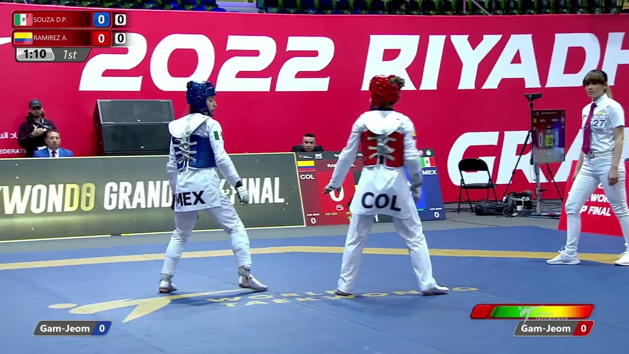 120 Quarter Final Women 49kg MEX SOUZA Daniela paola COL RAMIREZ VARGAS Andrea