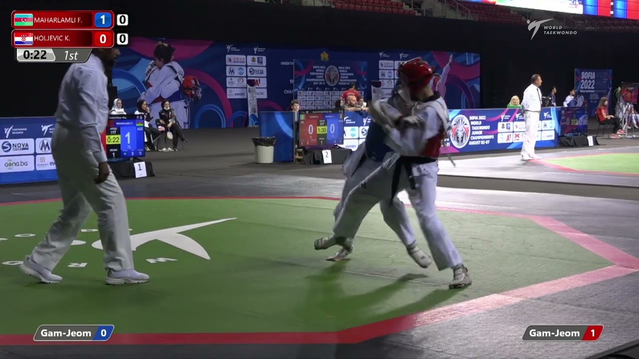 117 R32 Boys 45kg AZE MAHARLAMLI F CRO HOLJEVIC K