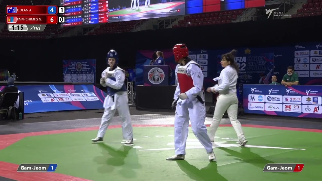 415 R32 Women 63kg AUS DOLAN A MGL ENKHCHIMEG G