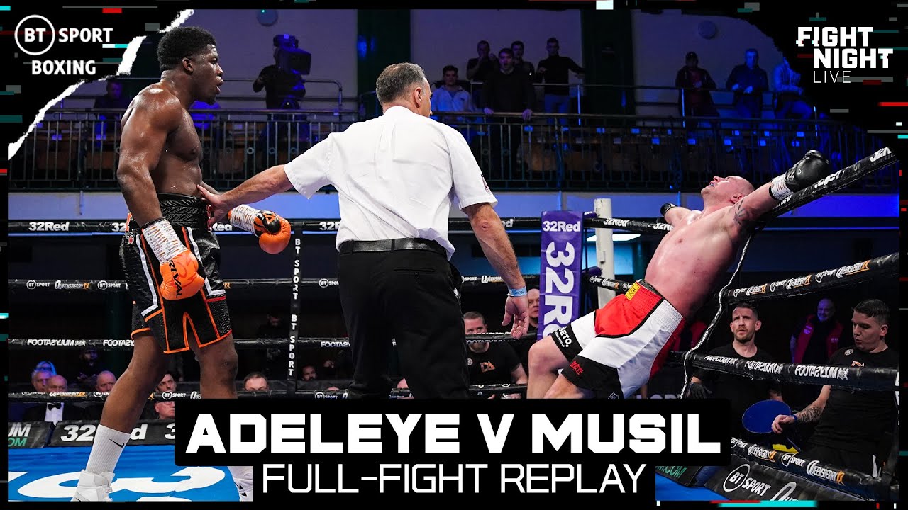 David Adeleye v Dominic Musil | Big D gets smashing win! | Boxing Highlights background