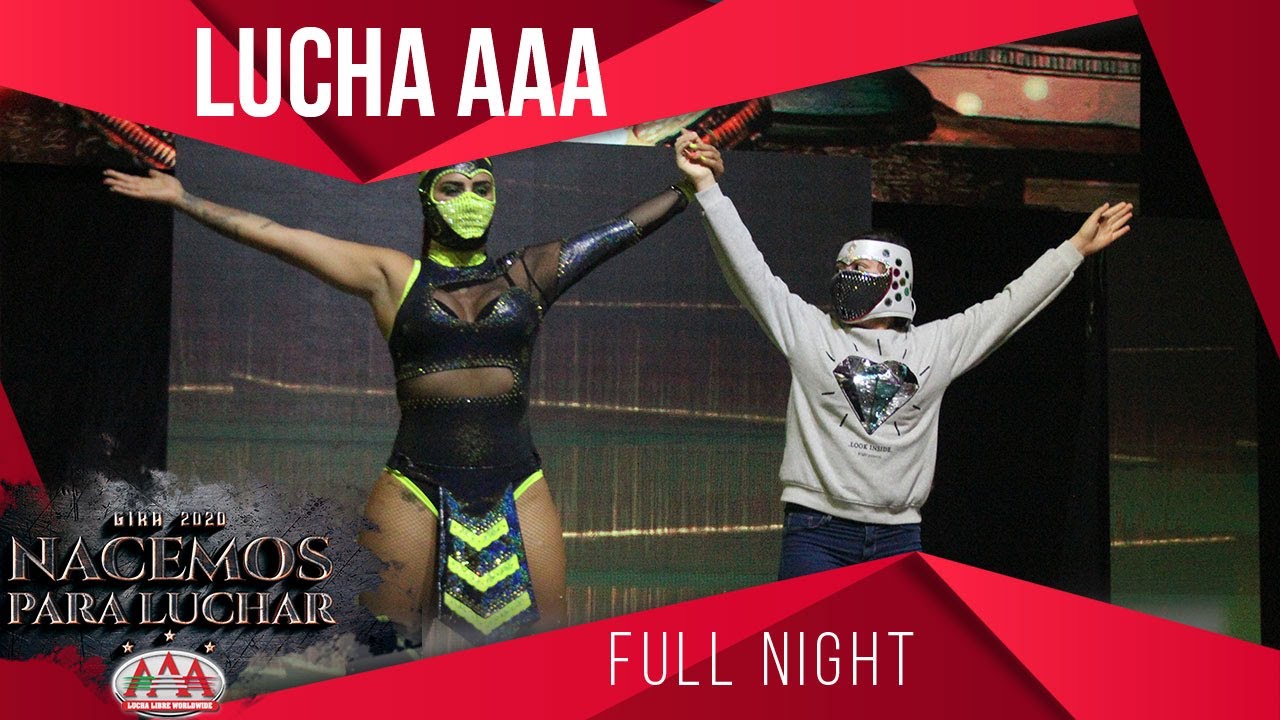 NACEMOS PARA LUCHAR: CANCÚN Parte 1 | PROGRAMA COMPLETO | Lucha Libre AAA Worldwide background