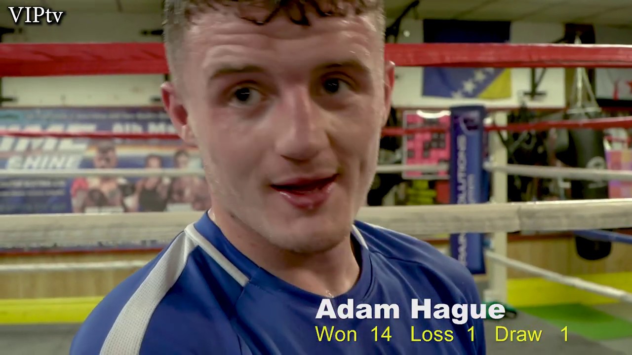VIPtv talks to Adam Hague after a great spar with Ben Capps background