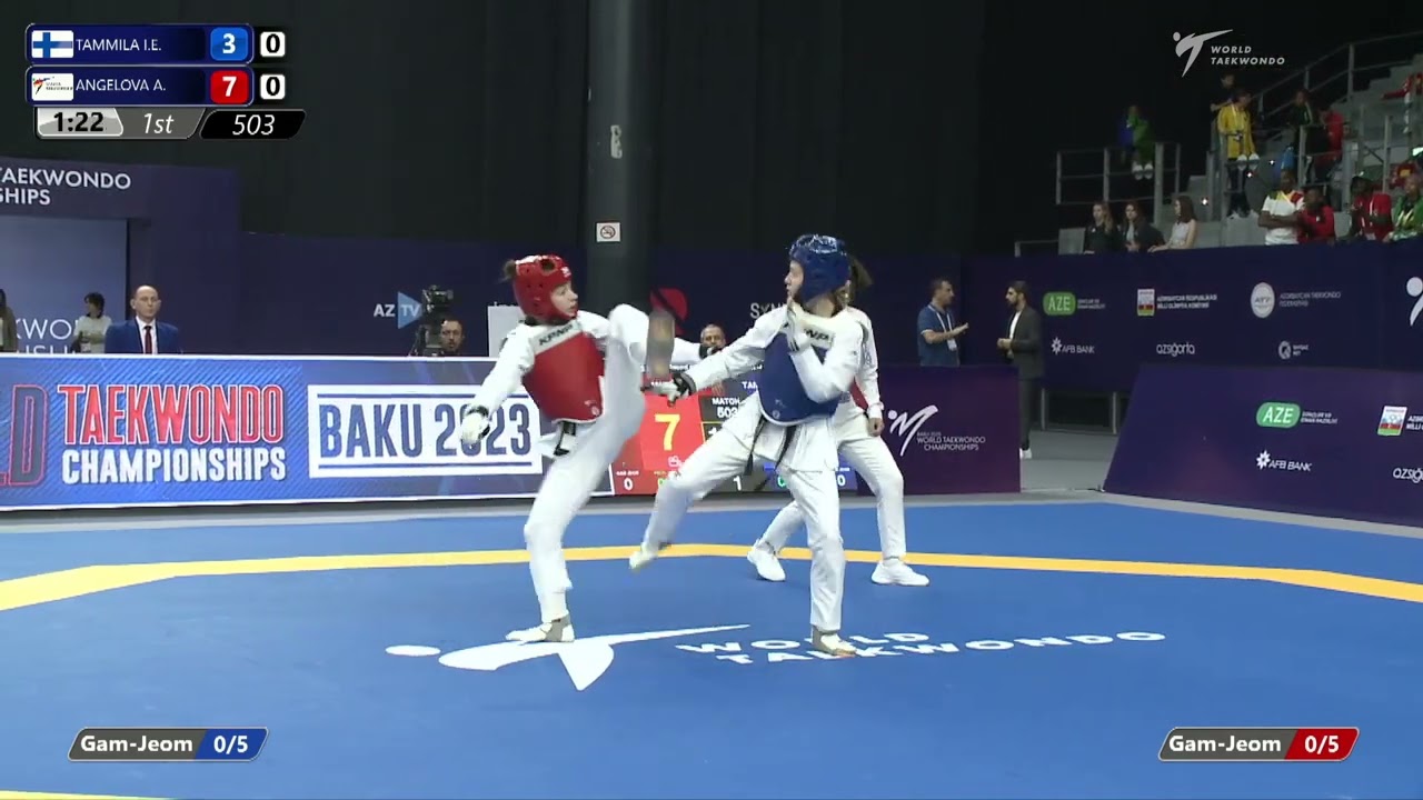 503 R64 Women 46kg FIN TAMMILA I E AIN ANGELOVA A
