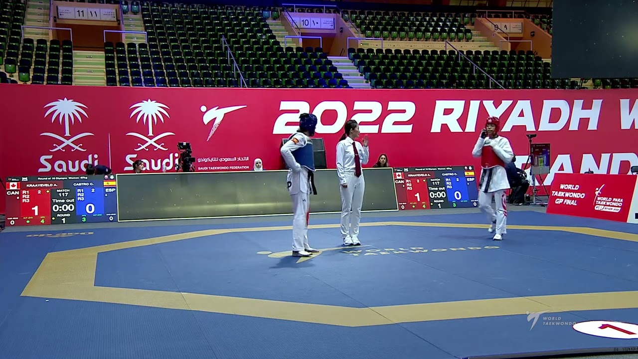 117 R16 Women 67kg ESP CASTRO C CAN KRAAYEVELD A