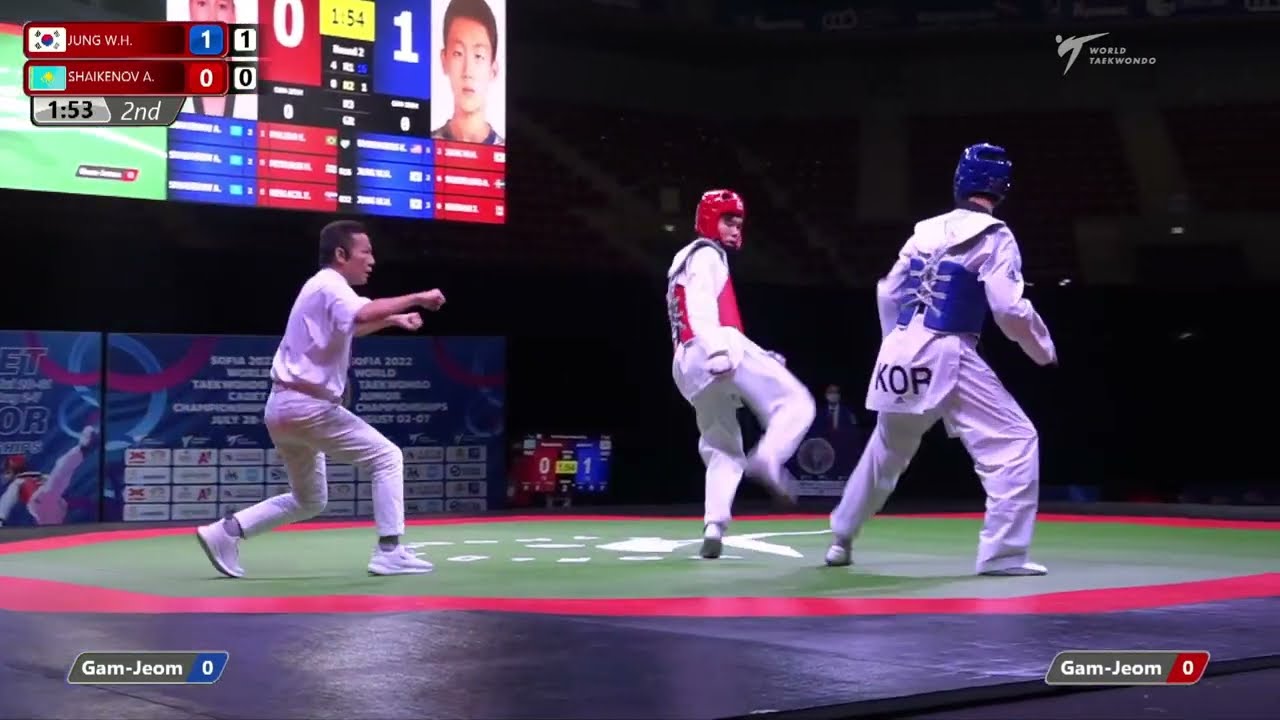 331 SF Men 59kg KOR JUNG W H KAZ SHAIKENOV A