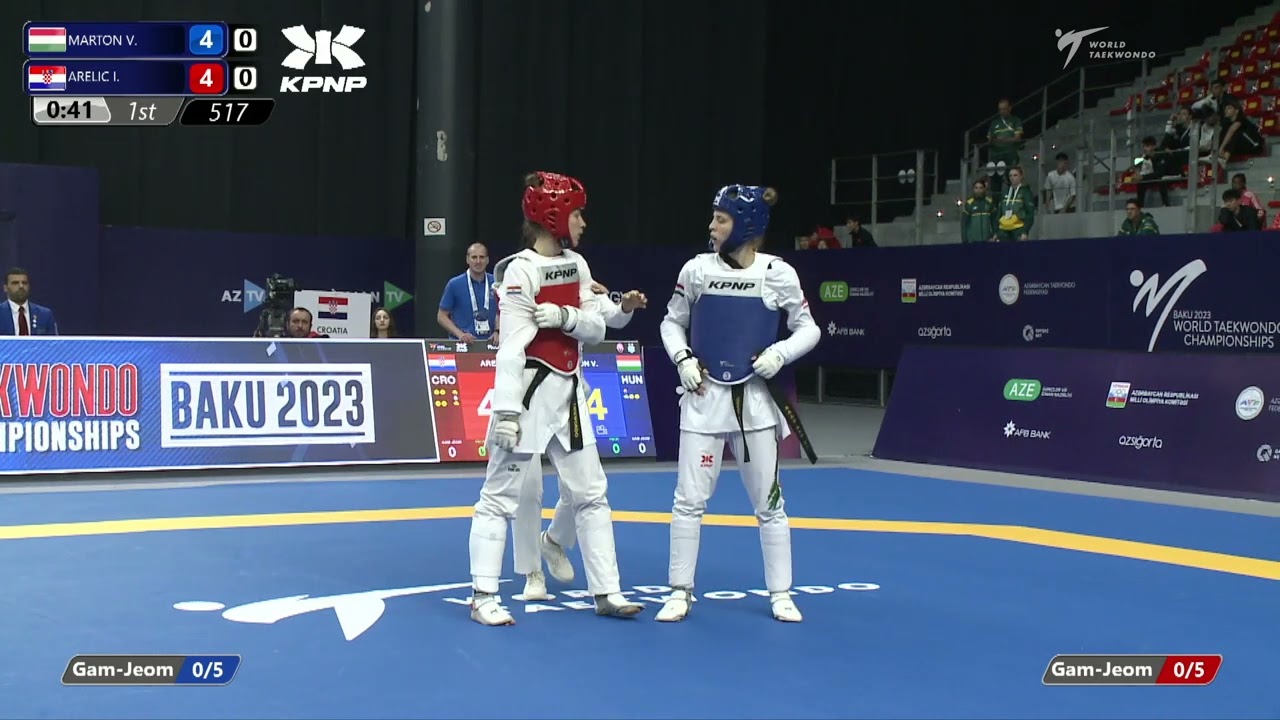 517 R16 Women 62kg HUN MARTON V CRO ARELIC I background