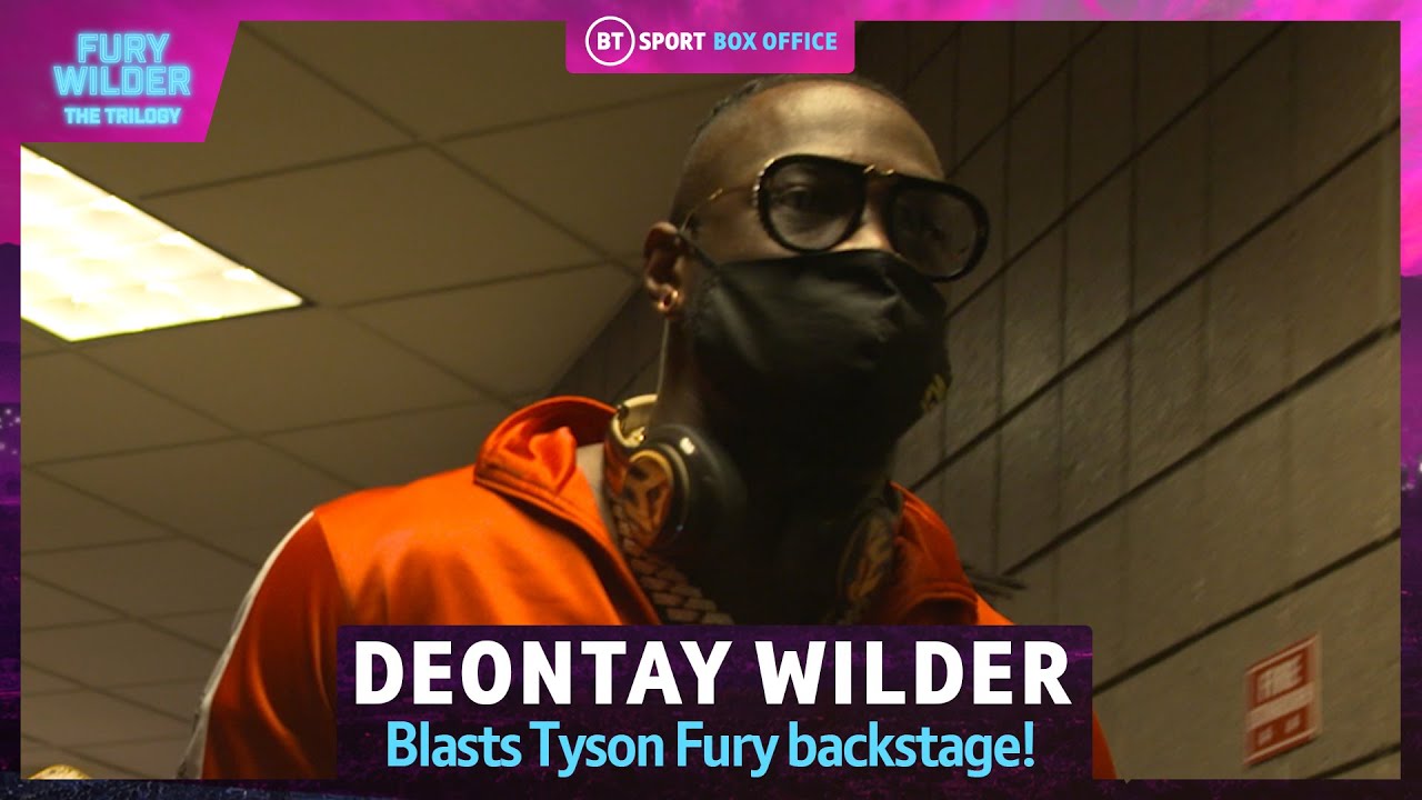 "I saw guilt in his eyes!" Deontay Wilder blasts Tyson Fury backstage!