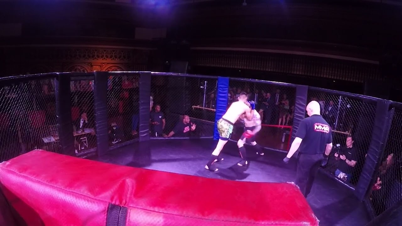 Ultra MMA LONDON James Bishop VS Eden James background