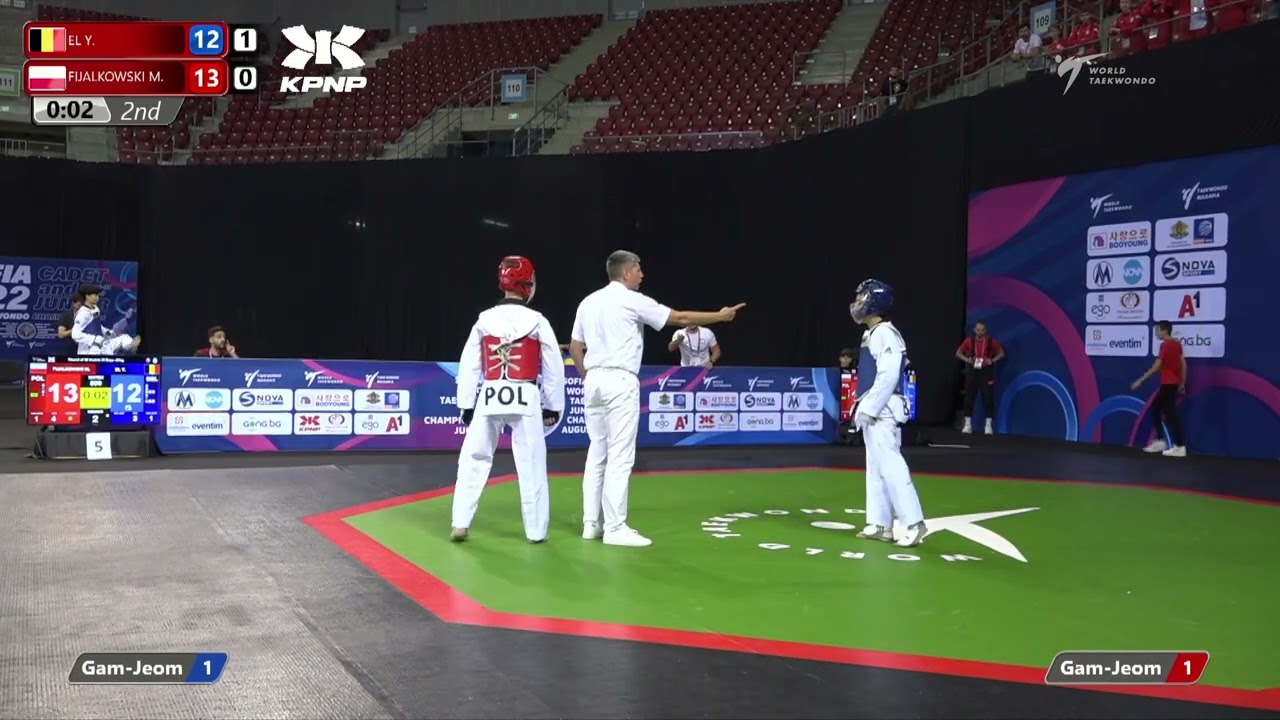 509 R32 Boys 57kg BEL EL Y POL FIJALKOWSKI M