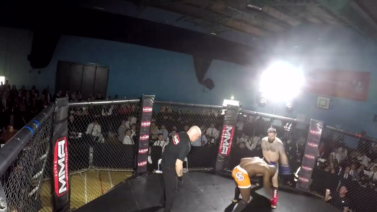 Ultra MMA Windsor Zaccheus Mukahiwa VS Lukasz Staroch background